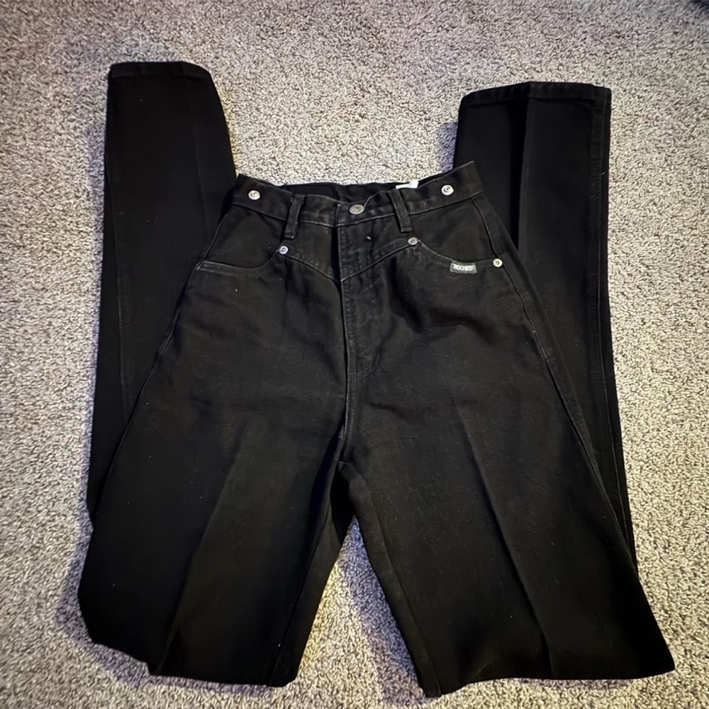Rockies Black Straight Leg Women Jeans
